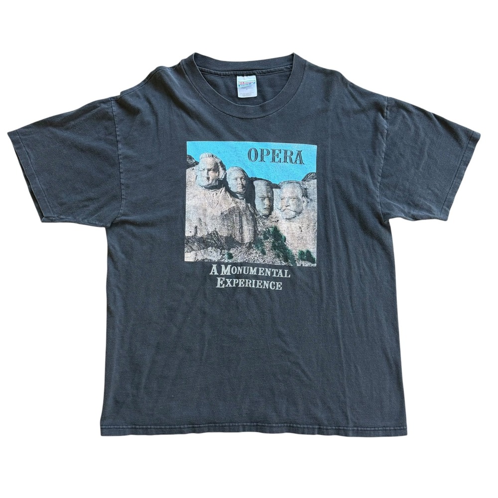 Vintage Hanes Beefy-T Metropolitan Opera Monumental Experience Shirt XL Black